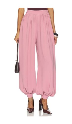 Balloon Pleated Pants in Pink. - size 32 (also in 34, 36, 38) - ROTATE - Modalova