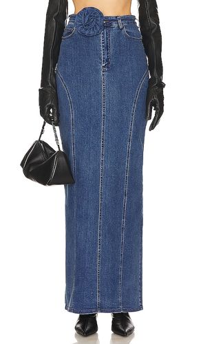 Stretchy Maxi Skirt in Denim-Medium. - size 32 (also in 34) - ROTATE - Modalova