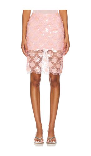 Sequin Pencil Skirt in Peach. - size 34 (also in 32, 36, 38, 40) - ROTATE - Modalova