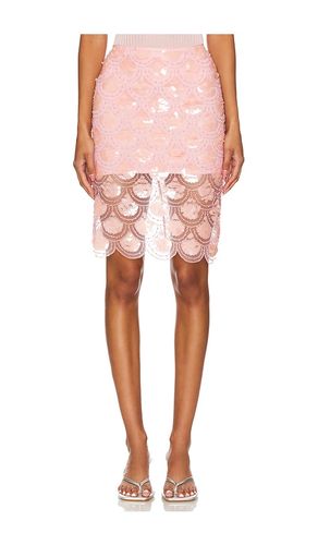 Sequin Pencil Skirt in Peach. - size 38 (also in 32) - ROTATE - Modalova