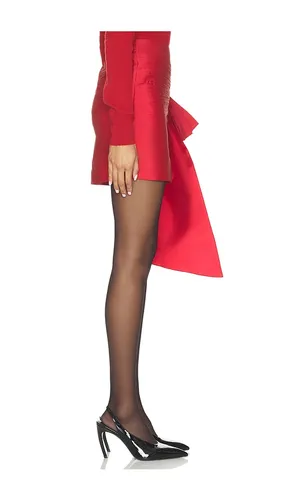 Mini Bow Skirt in Red. - size 32 (also in 34, 36, 38, 40) - ROTATE - Modalova