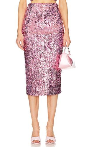 Sequin Pencil Skirt in Pink. - size 32 (also in 34, 36, 38) - ROTATE - Modalova