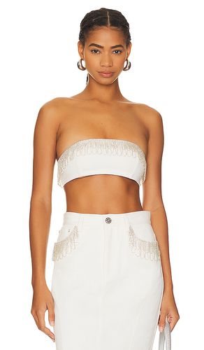 Embellished Bandeau Top in White. - size 32 (also in 34, 38, 40) - ROTATE - Modalova