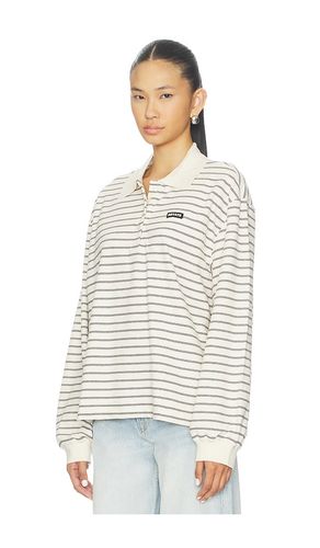 Pique Long Sleeve Polo in . Taglia M. Also in S, XS - ROTATE - Modalova