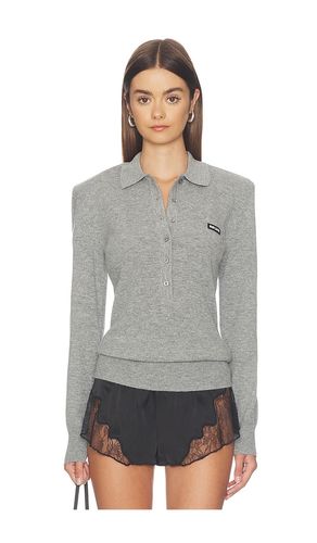 Wool Longleeve Polo in . Size S. Also in M, L, XL - ROTATE - Modalova
