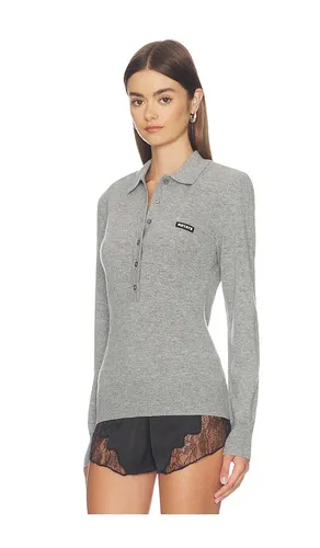 Wool Longleeve Polo in . Size L. Also in M, XL, XS - ROTATE - Modalova