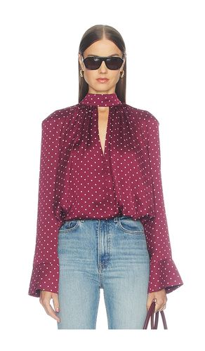 Dot Satin Bow Shirt in . Taglia 32. Also in 34, 36, 38, 40 - ROTATE - Modalova