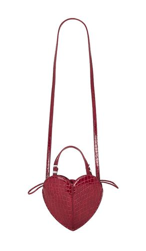 Patent Croco Heart Bag in - ROTATE - Modalova