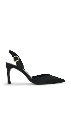 Slingback High Heel Satin Pump in . Taglia 37. Also in 38, 39, 40 - ROTATE - Modalova