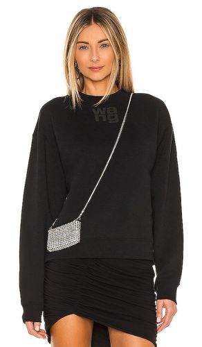 Essential Terry Crew Sweatshirt W/ Puff Paint Logo in . - size L (also in M, S, XS) - Alexander Wang - Modalova