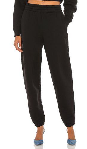 Pantalón deportivo foundation en color talla L en - Black. Talla L (también en M, S) - Alexander Wang - Modalova
