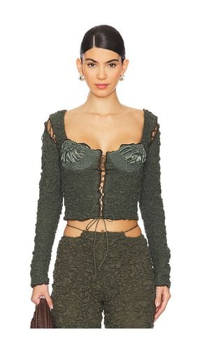 Sabrina Blouse in Green. - size L (also in M, S) - TG Botanical - Modalova