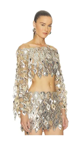 Luna Top in Metallic . - size M (also in S, XS) - The Dolls House - Modalova