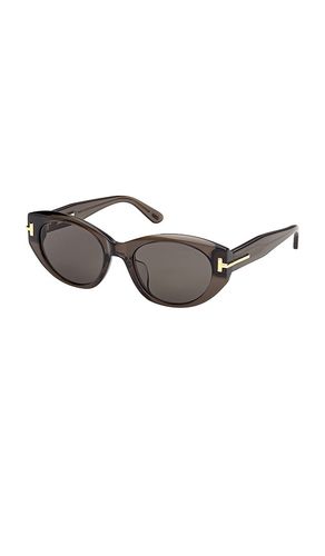 TOM FORD Oval Sunglasses in Grey - TOM FORD - Modalova