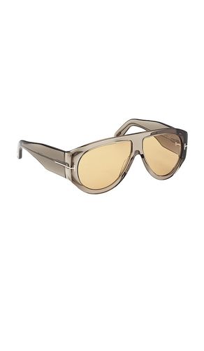 Gafas de sol bronson en color verde talla all - TOM FORD - Modalova