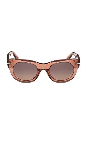 TOM FORD Round Sunglasses in Brown - TOM FORD - Modalova