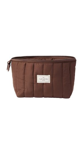 Bolsa makeup pouch en color marrón talla all - Flat Lay London - Modalova