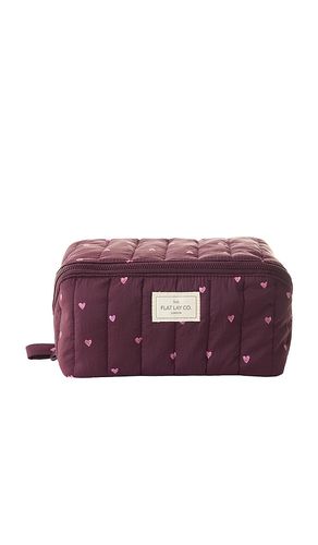 Neceser de maquillaje marshmallow flat lay makeup box bag en color morado talla all - Flat Lay London - Modalova