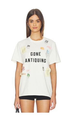 Gone Antiquing Applique Tee in Ivory in Ivory. - size S (also in XS) - Tanner Fletcher - Modalova
