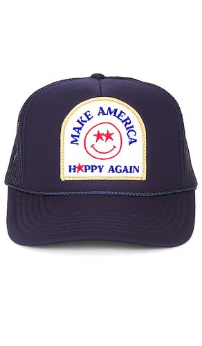 Make America Happy Again Hat in Blue - Friday Feelin - Modalova