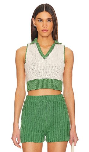 Aukstaitija Crop Top in Green. - size L (also in M, S) - The Knotty Ones - Modalova