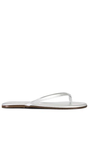 Metallics Sandal in Metallic Silver. - size 10 (also in 11, 6, 7, 8, 9) - TKEES - Modalova