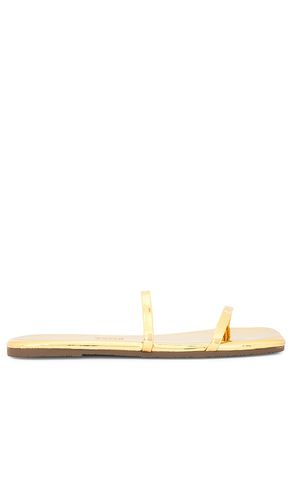 Gemma Square Toe Mirror Sandal in Metallic . - size 10 (also in 6, 7, 8) - TKEES - Modalova