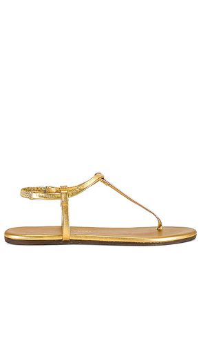 Mariana Sandal in Metallic Gold. - size 10 (also in 6) - TKEES - Modalova