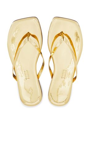 Lily Mirror Flip Flop in Metallic . - size 8 (also in 9) - TKEES - Modalova