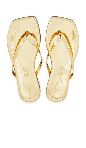 Chanclas lily en color oro metálico talla 10 en - Metallic Gold. Talla 10 (también en 6, 7, 8, 9) - TKEES - Modalova