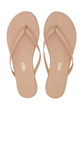 Lily Foundations Matte Flip Flop in Nude. - size 10 (also in 6) - TKEES - Modalova