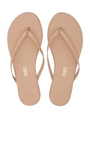 Lily Foundations Matte Flip Flop in Nude. - size 5 (also in 6, 7, 8, 9) - TKEES - Modalova