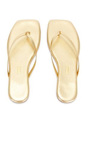 Square Toe Lily Sandal in Metallic Gold. - size 5 (also in 6, 7, 9) - TKEES - Modalova
