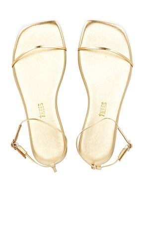 Twiggy Sandal in Metallic Gold. - size 8 (also in 9) - TKEES - Modalova