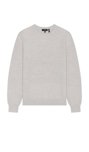 Honey Comb Crewneck Sweater in Light Grey. - size L (also in M) - Theory - Modalova