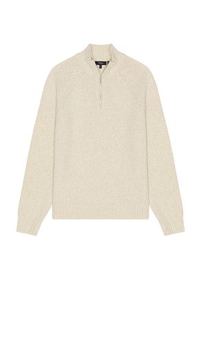 Quarter Zip Soft Twist Sweater in White. - size M (also in S) - Theory - Modalova