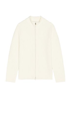 Tomas Full Zip Sweater Jacket in White. - size L (also in S) - Theory - Modalova