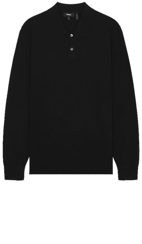 Goris long sleeve polo en color talla L en - Black. Talla L (también en M) - Theory - Modalova