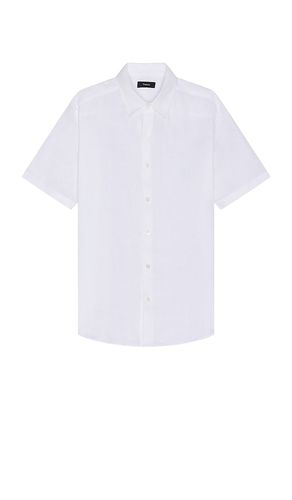 Irving Linen Short Sleeve Shirt in . - size L (also in M, S, XL/1X) - Theory - Modalova