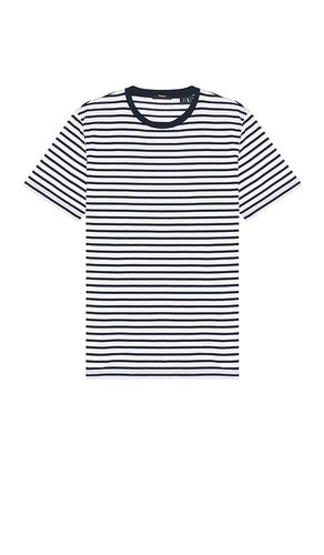 Dorian Stripe Tee in Blue. - size L (also in M, S, XL/1X) - Theory - Modalova