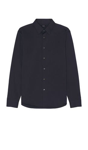 Sylvain Structure Knit Shirt in Navy. - size L (also in M, XL/1X) - Theory - Modalova