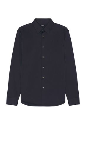 Sylvain Structure Knit Shirt in Navy. - size M (also in S, XL/1X, XXL/2X) - Theory - Modalova
