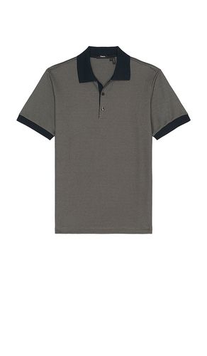Geo Jacquard Polo in Grey. - size S (also in XXL/2X) - Theory - Modalova