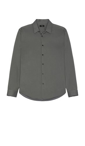 Sylvain Long Sleeve Shirt in Grey. - size L (also in M, S, XL/1X, XXL/2X) - Theory - Modalova