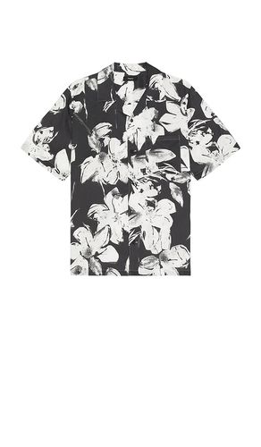 Noll Brush Floral Shirt in Black. - size M (also in S) - Theory - Modalova