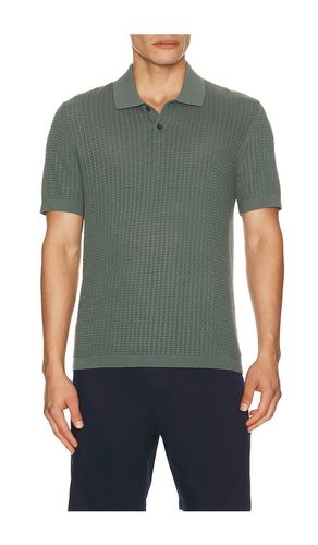 Tactile Cotton Polo in Teal. - size S (also in L, XL/1X, XXL/2X) - Theory - Modalova