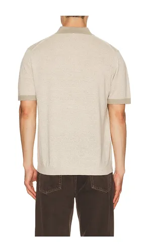 Silk Linen Short Sleeve Polo in . Size M. Also in XL/1X - Theory - Modalova