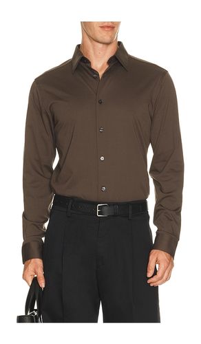 Sylvain Structure Shirt in Brown. - size L (also in M, S, XL/1X, XXL/2X) - Theory - Modalova