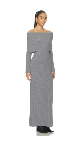 Over The Shoulder Rib Dress in Grey. - size S (also in M) - Theory - Modalova