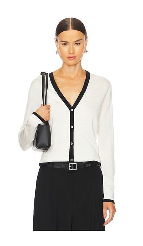 Tipped Cardigan in Cream. - size S (also in XS) - Theory - Modalova